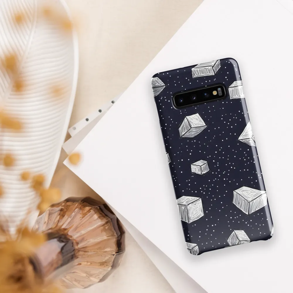 Floating Geometries in the Cosmos | Phone Case |  S10 Plus | Snap Case | Glossy