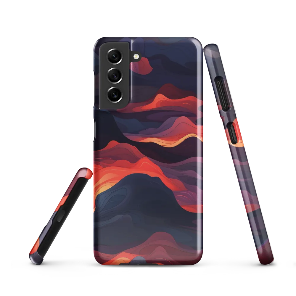 Ethereal Waves of Color | Phone Case |  S21 | Snap Case | Glossy