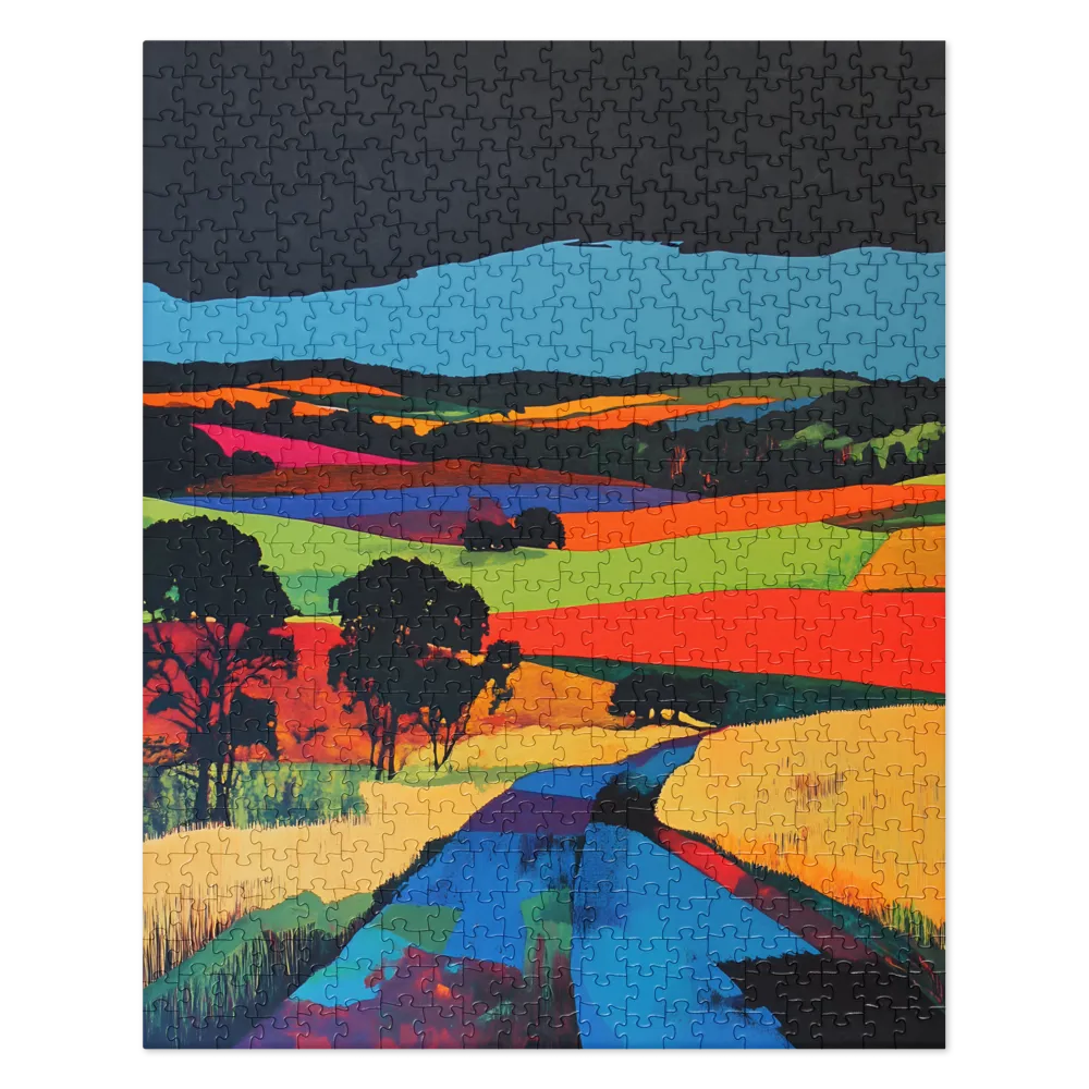 Vibrant Countryside | Jigsaw Puzzle | 520 pieces