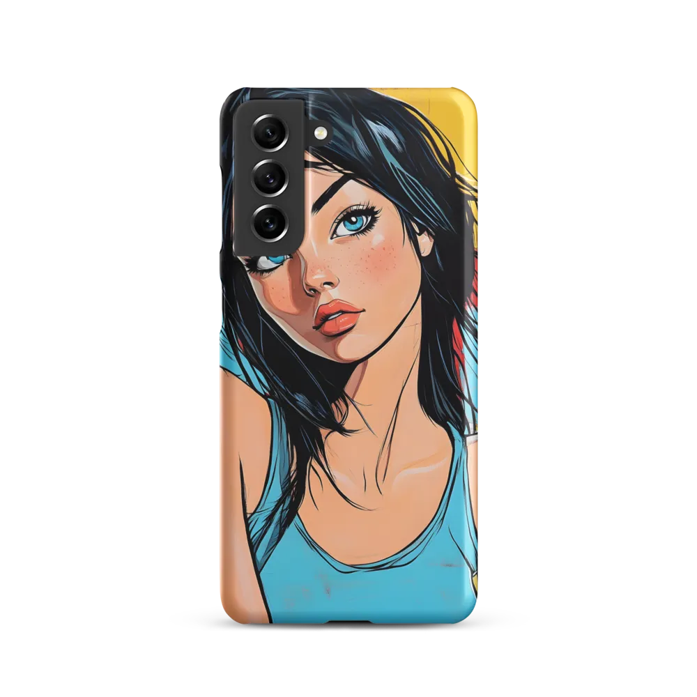 Vibrant Portrait of Modern Youth | Phone Case |  S21 | Snap Case | Matte