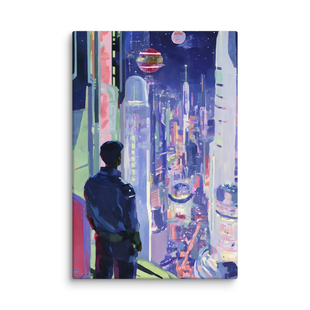 Glimpses of a Neon Future | Art Print