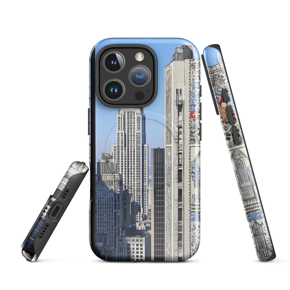 Urban Elegance: New York's Iconic Skyline | Phone Case |  16 Pro | MagSafe® Tough Case | Glossy