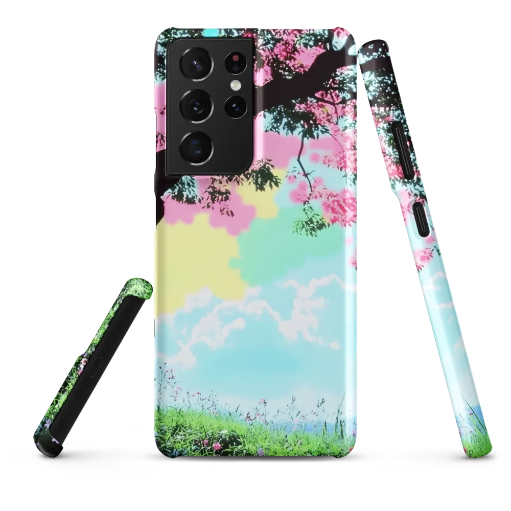 Pastel Dreams: A Surreal Tree Landscape
