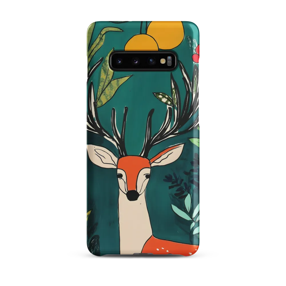 Nature's Embrace: The Majestic Deer | Phone Case |  S10 Plus | Snap Case | Matte