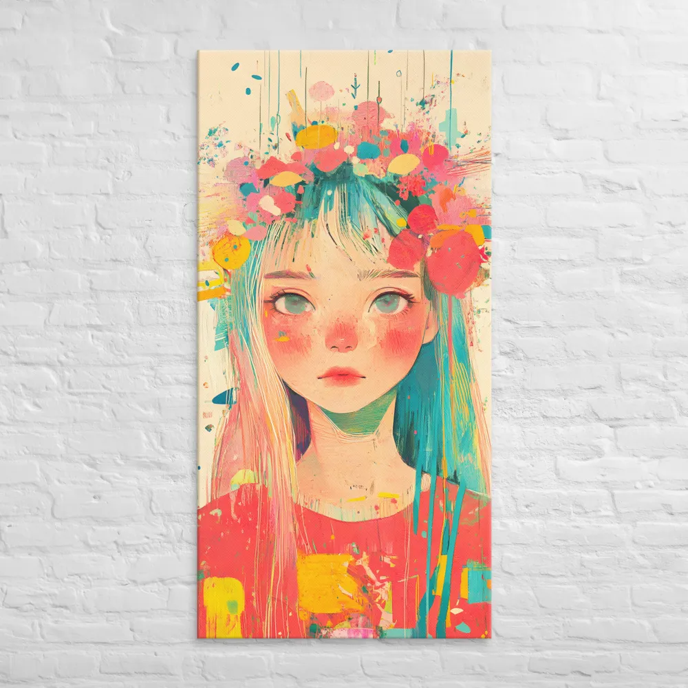 Whimsical Blossom | Canvas | 30″×60″