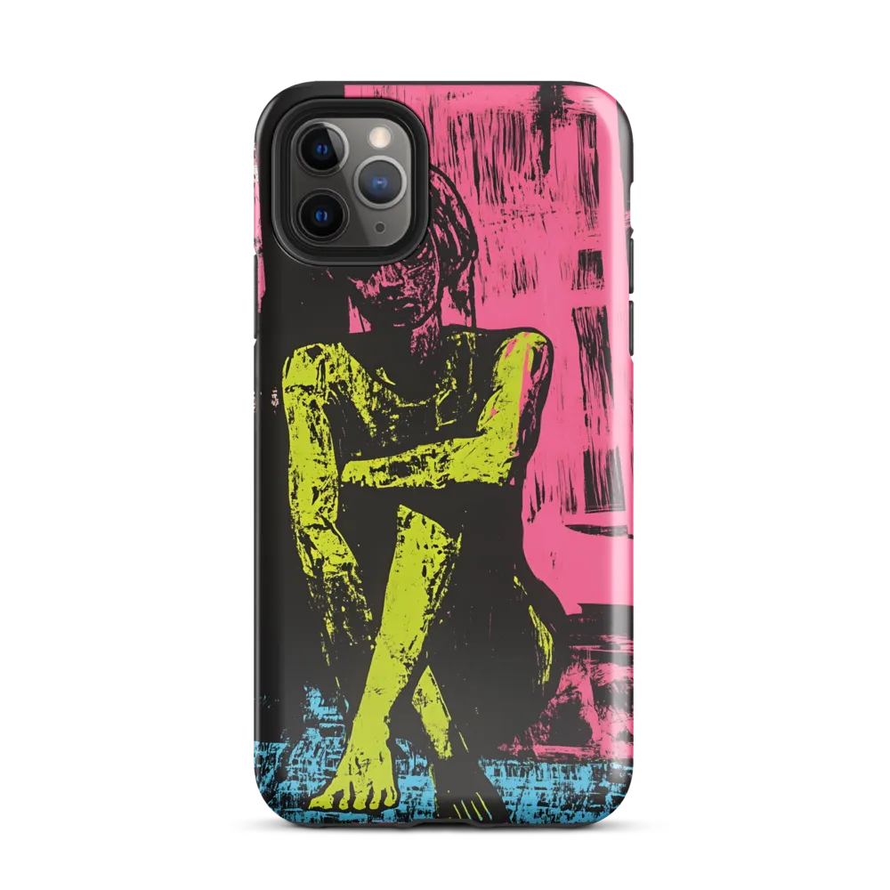 Contemplation in Neon | Phone Case |  11 Pro Max | Tough Case | Glossy