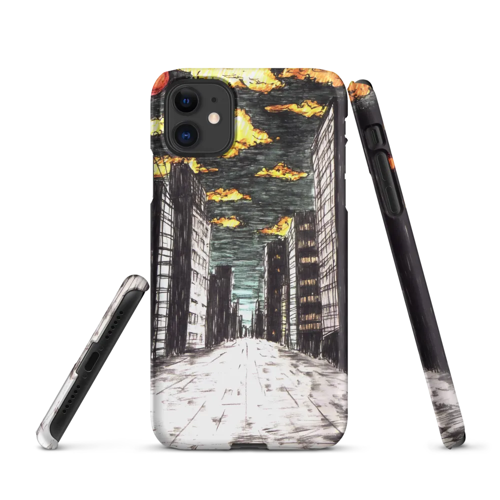 Eclipsed Cityscape