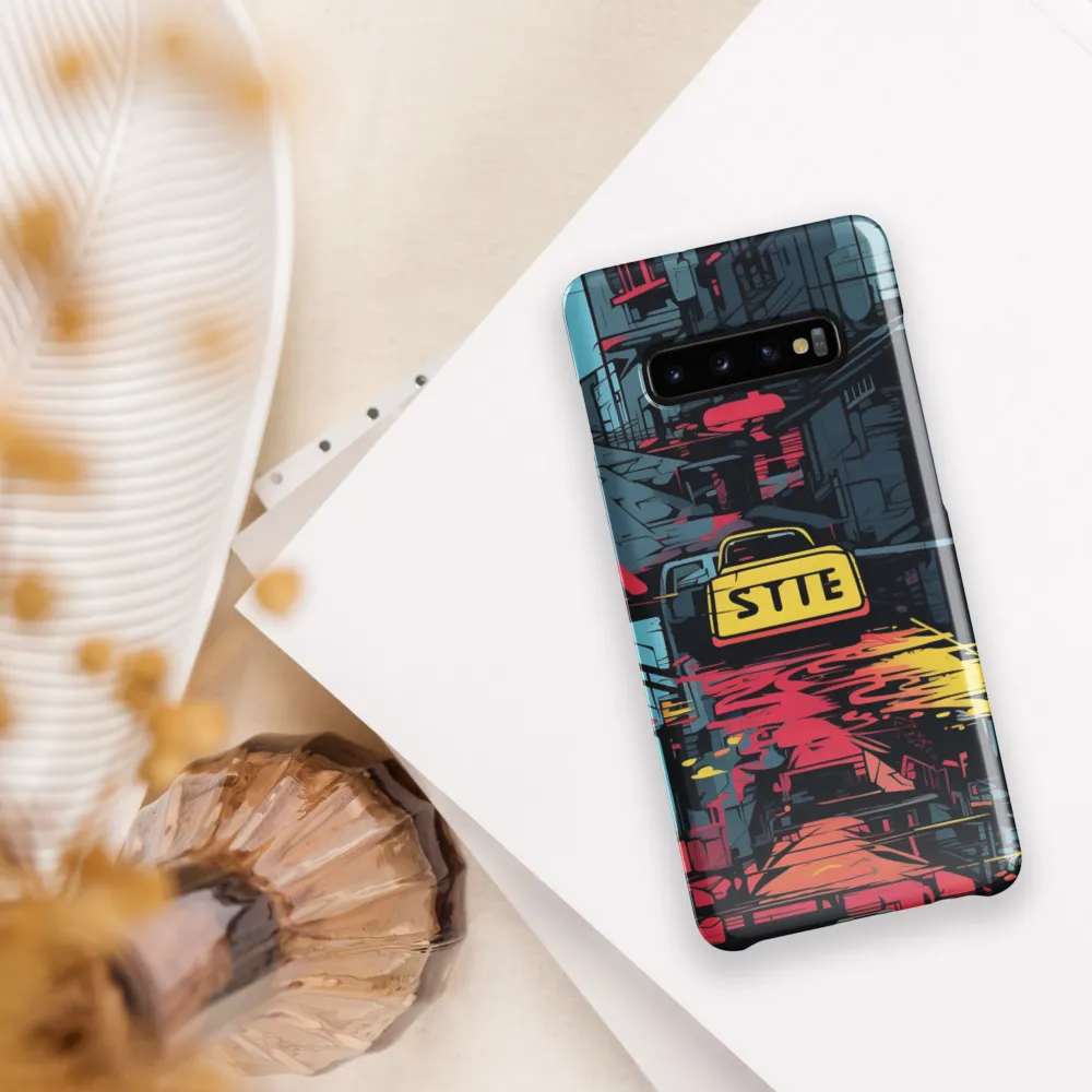 Citybeat: A Neon Dreamscape | Phone Case |  S10 Plus | Snap Case | Glossy