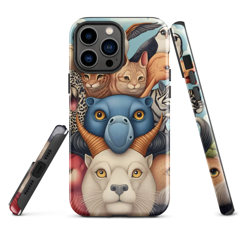 Harmonious Echoes of Wildlife | Phone Case |  13 Pro Max | Tough Case | Glossy