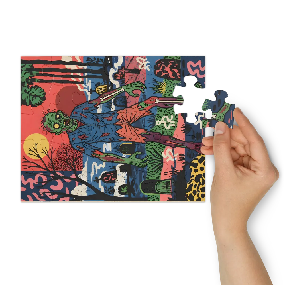 Neon Gravewalker 
 Jigsaw Puzzle in Tin Box