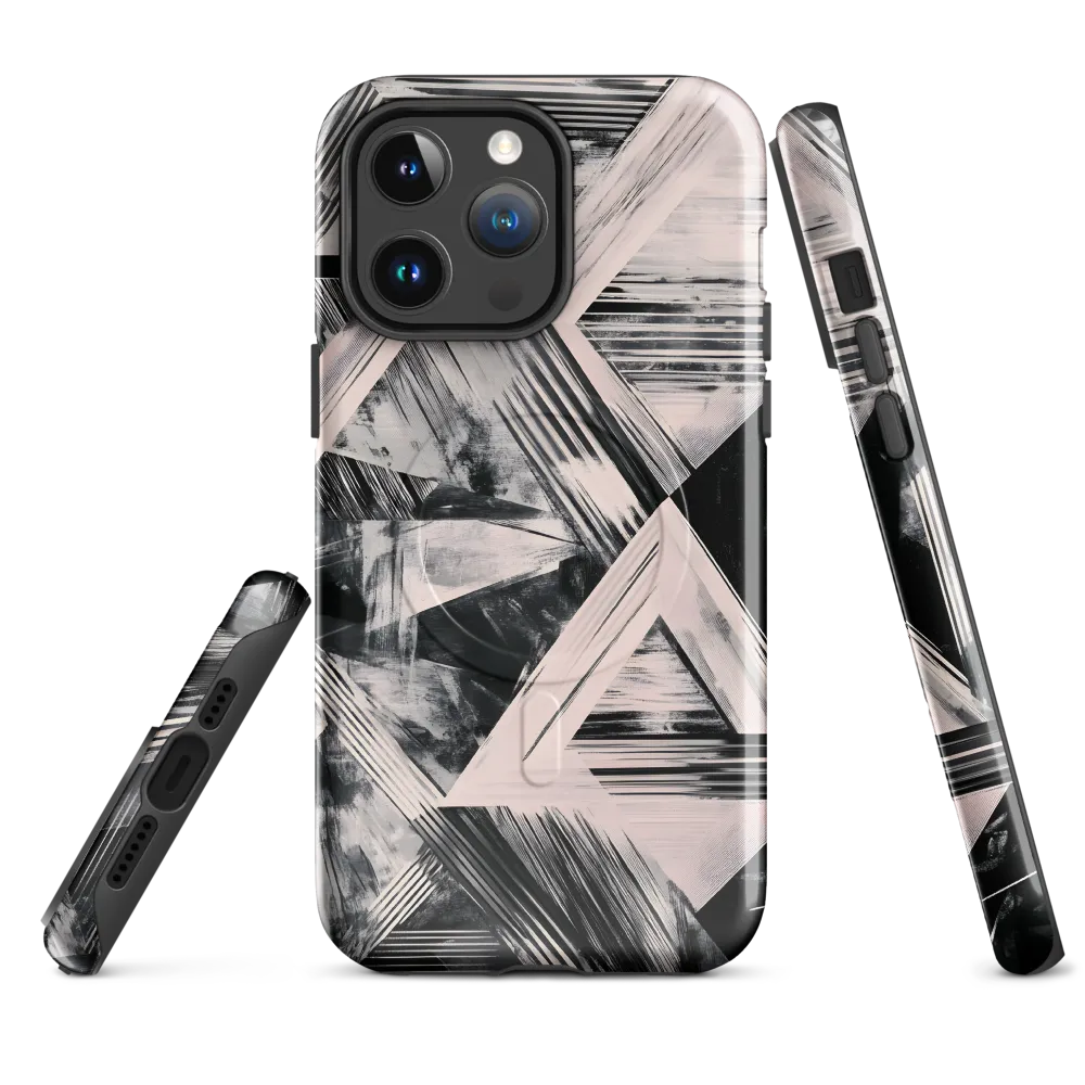 Geometric Harmony | Phone Case |  14 Pro Max | MagSafe® Tough Case | Glossy