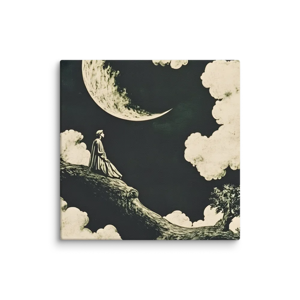 Whispers of the Moon | Canvas | 14″×14″