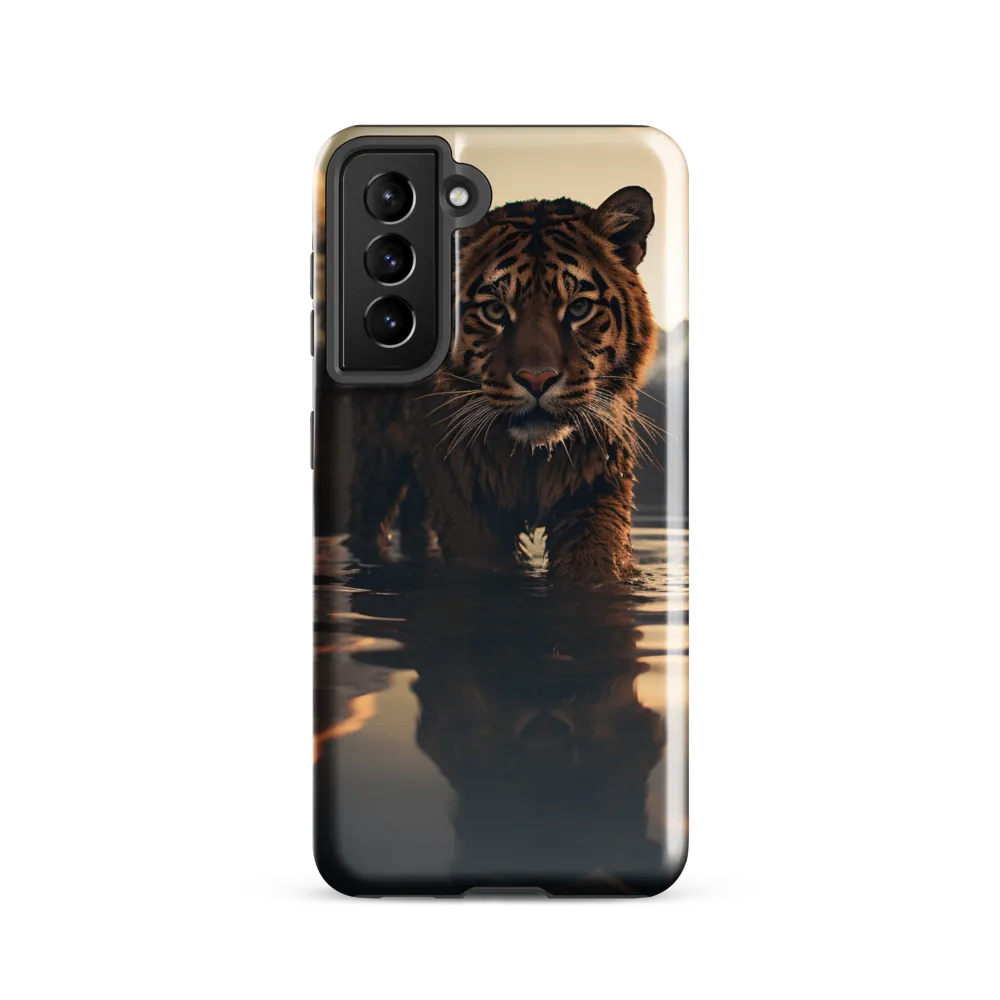 Majestic Reflection: The Tiger's Domain