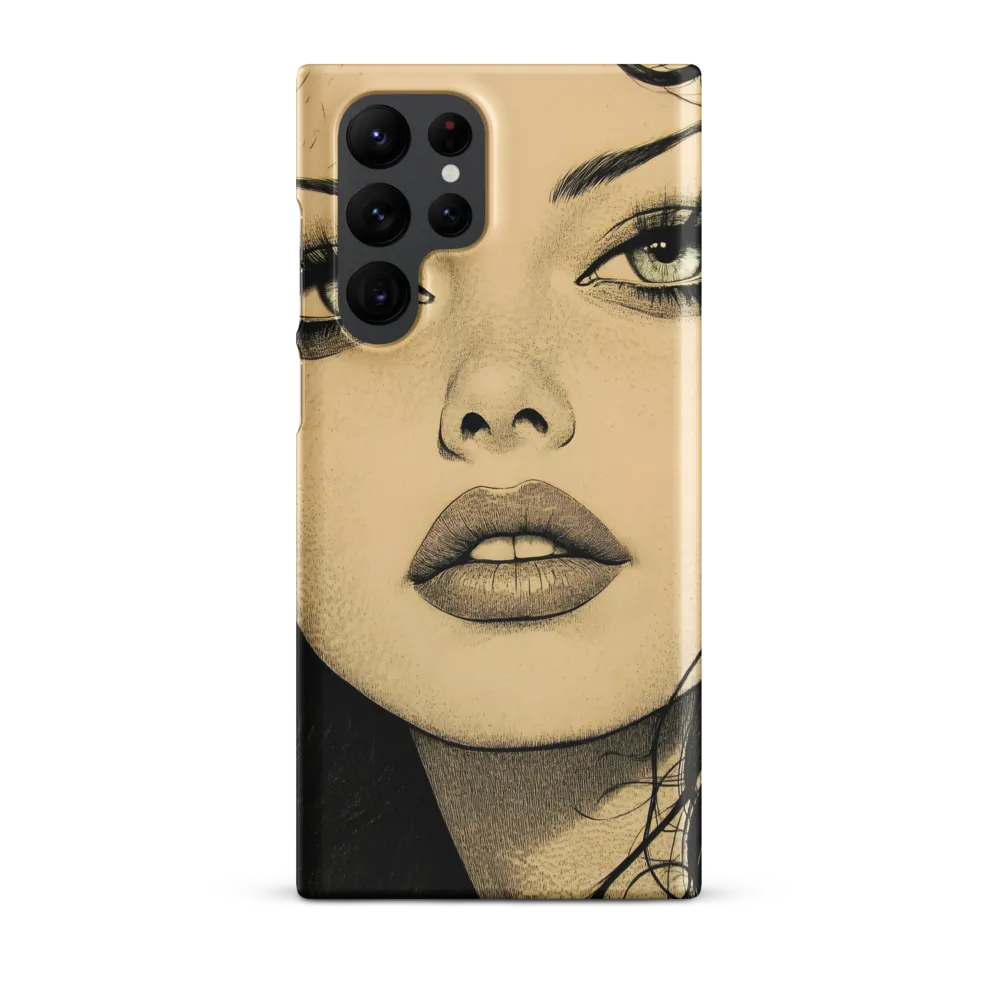 Enigmatic Gaze | Phone Case |  S22 Ultra | Snap Case | Matte
