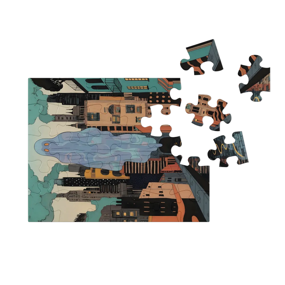 Canal Sentinel 
 Jigsaw Puzzle in Tin Box