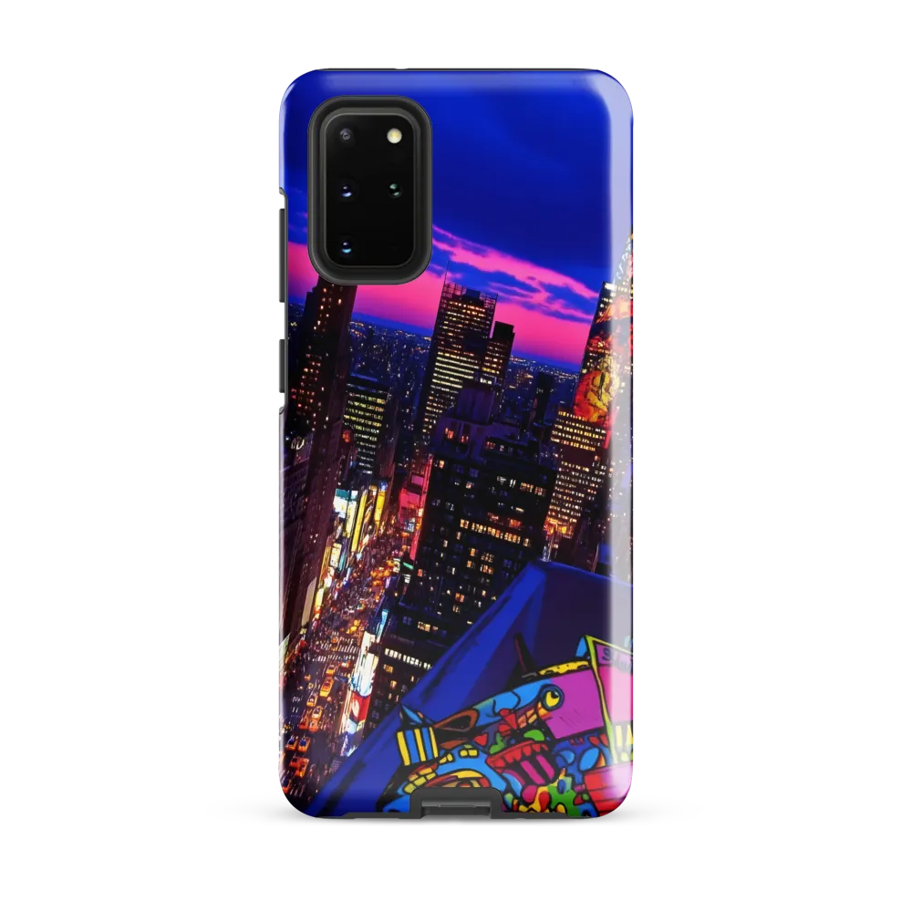 Neon Twilight: A City in Vibrance
