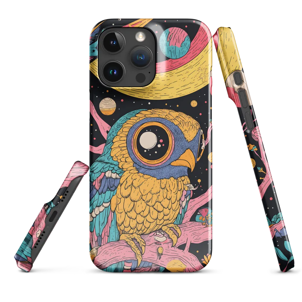 Whimsical Cosmic Owl | Phone Case |  16 Pro Max | Snap Case | Glossy