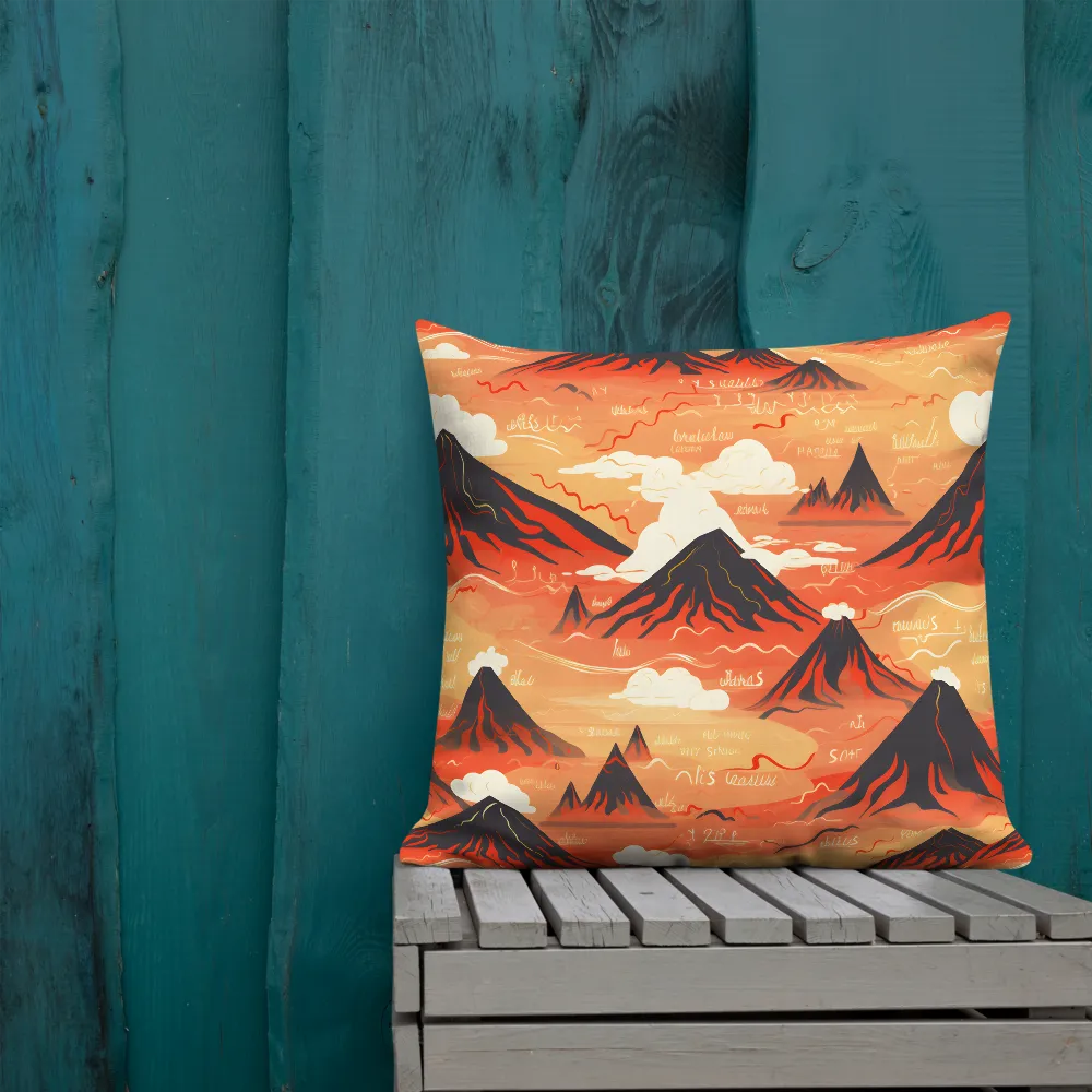 Whispers of the Volcano | Pillow | 22″×22″