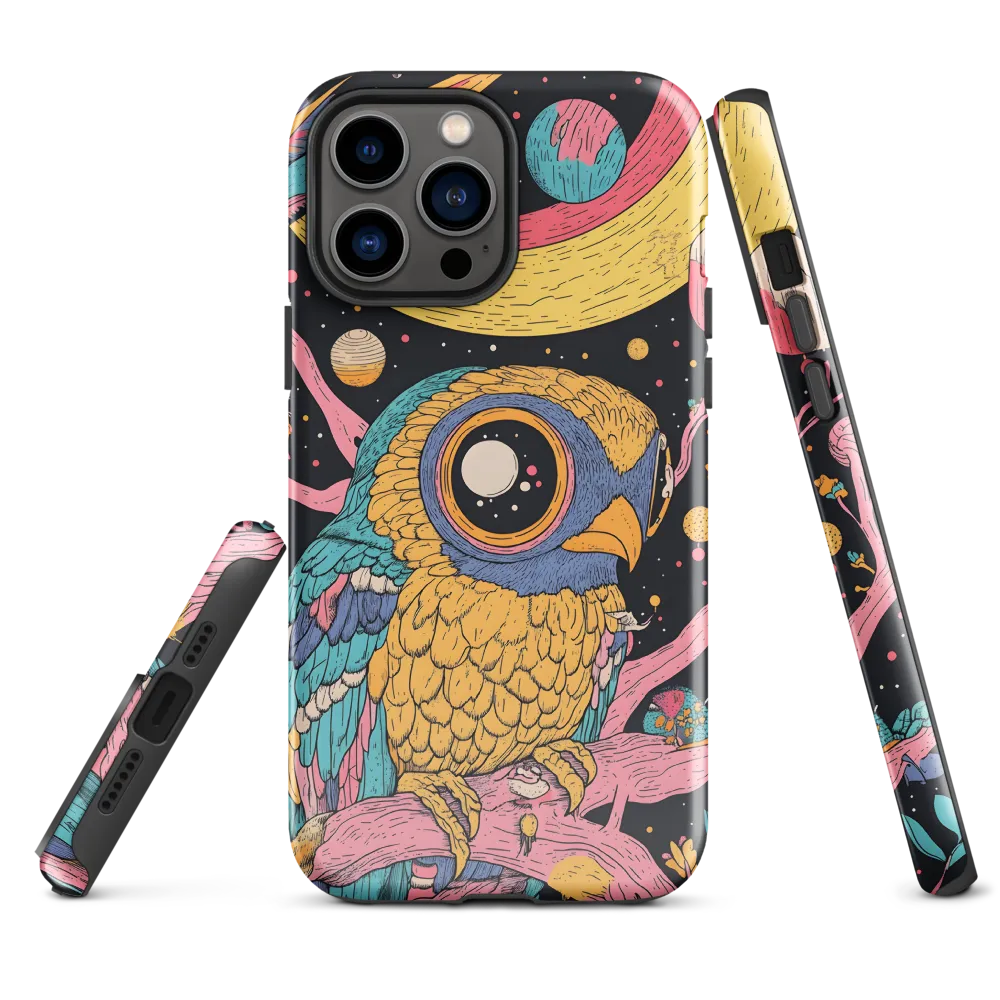 Whimsical Cosmic Owl