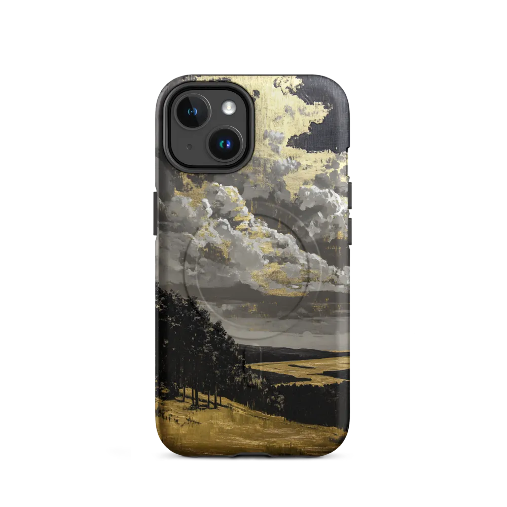 Golden Serenity in a Dramatic Sky