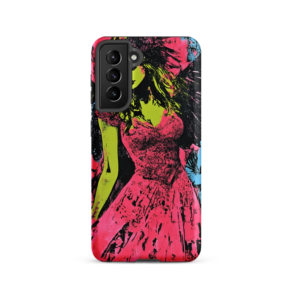 Mystical Angel in Neon Dreams
