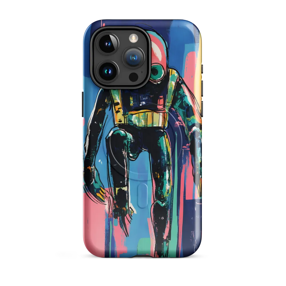 Diver in Vibrant Motion