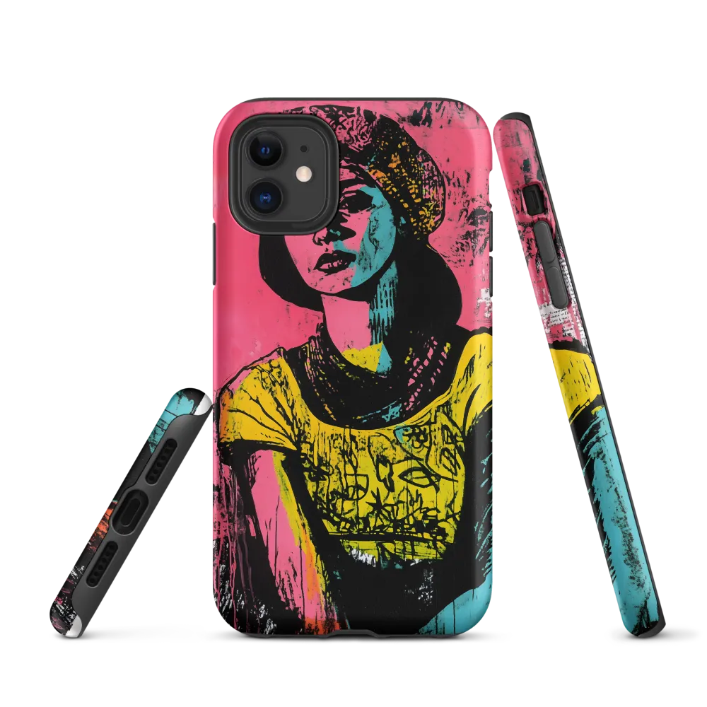 Urban Elegance: A Graffiti Portrait