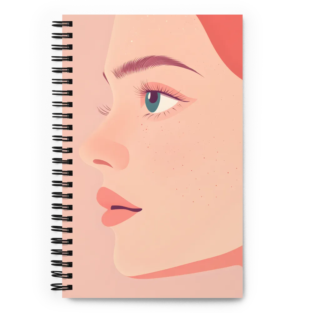 Serenity in Profile | Spiral Notebook