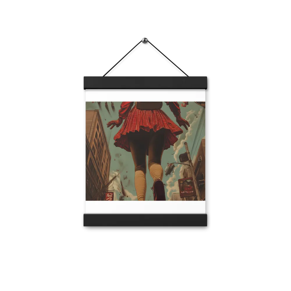 Flight of the Urban Dreamer | Poster With Black Wood Hanger | 8″×10″