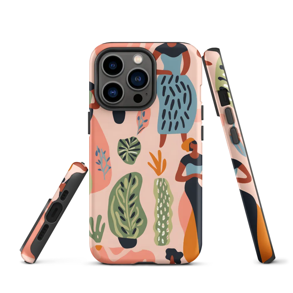 Harmony of Nature and Femininity | Phone Case |  13 Pro | Tough Case | Matte