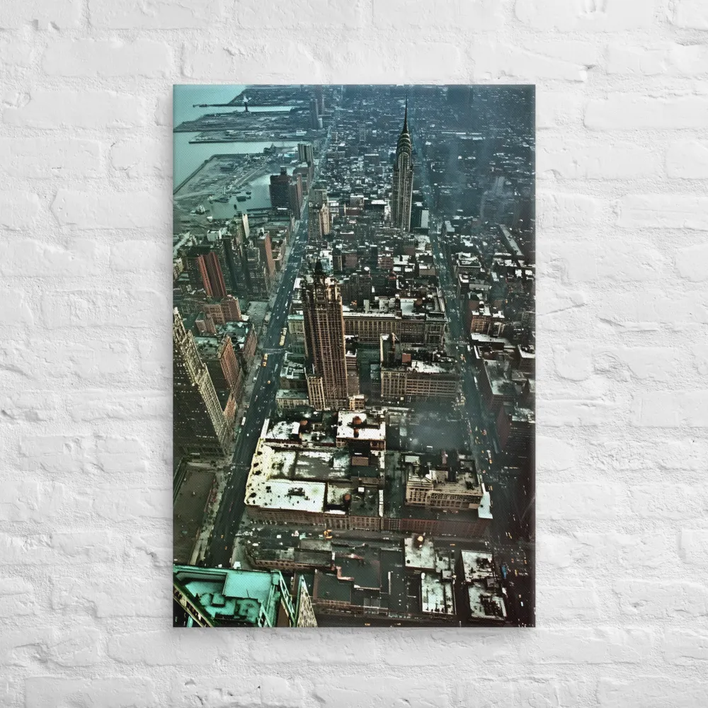 Aerial Symphony of Urban Life | Canvas | 24″×36″