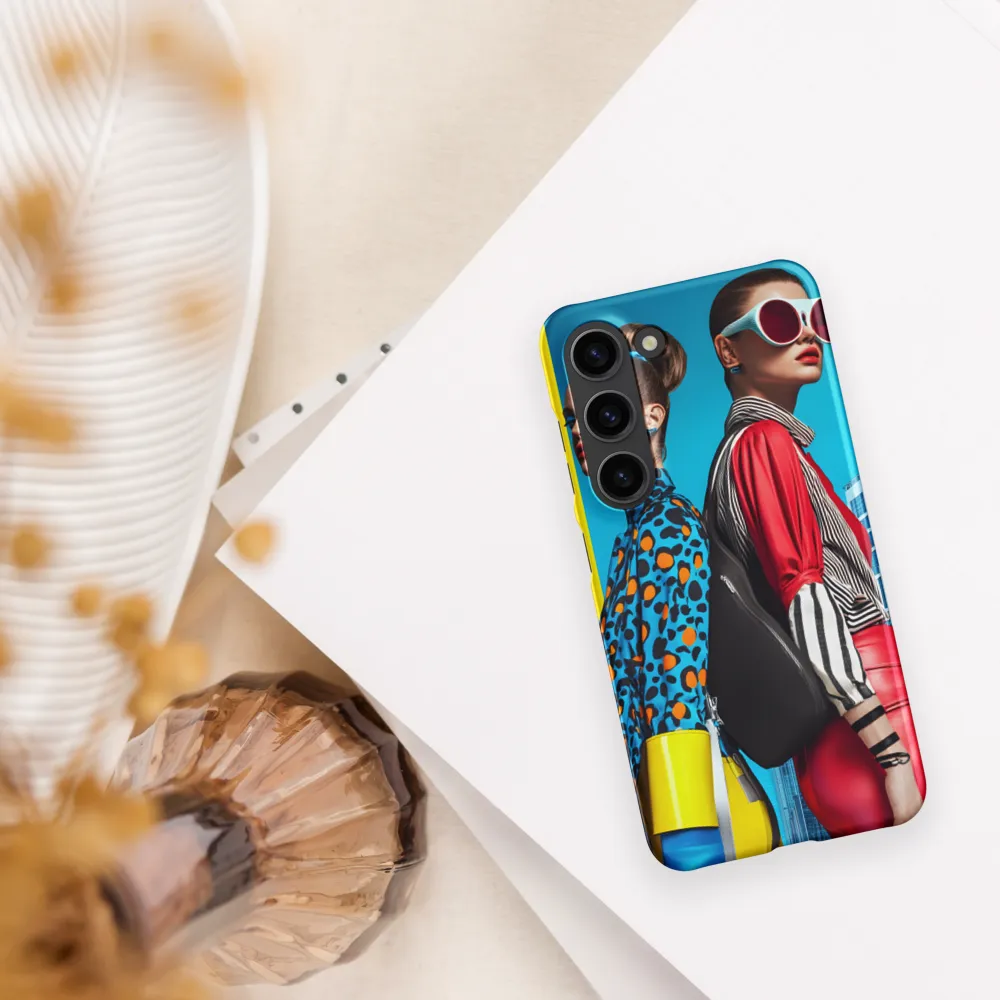 Urban Chic: A Bold Fashion Statement | Phone Case |  S23 | Snap Case | Matte