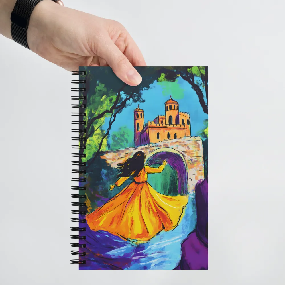 Dance of Dreams: Journey to the Castle | Spiral Notebook