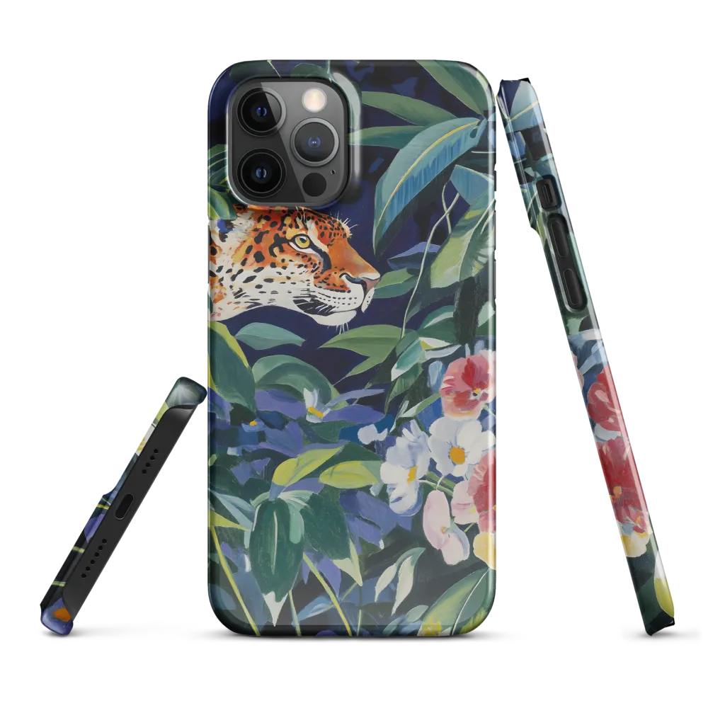 Hidden Majesty: The Jaguar Amongst Tropical Splendor | Phone Case |  12 Pro Max | Snap Case | Glossy