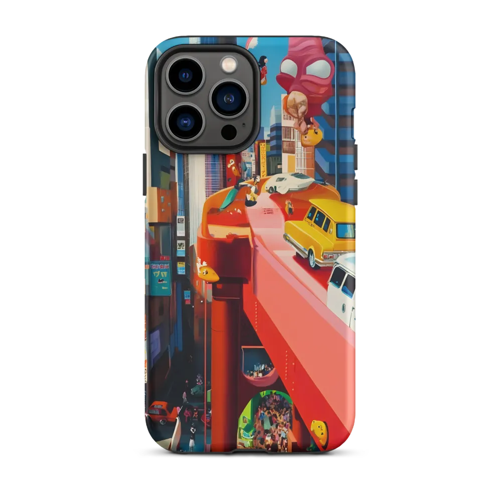 Urban Whimsy: A Colorful Cityscape