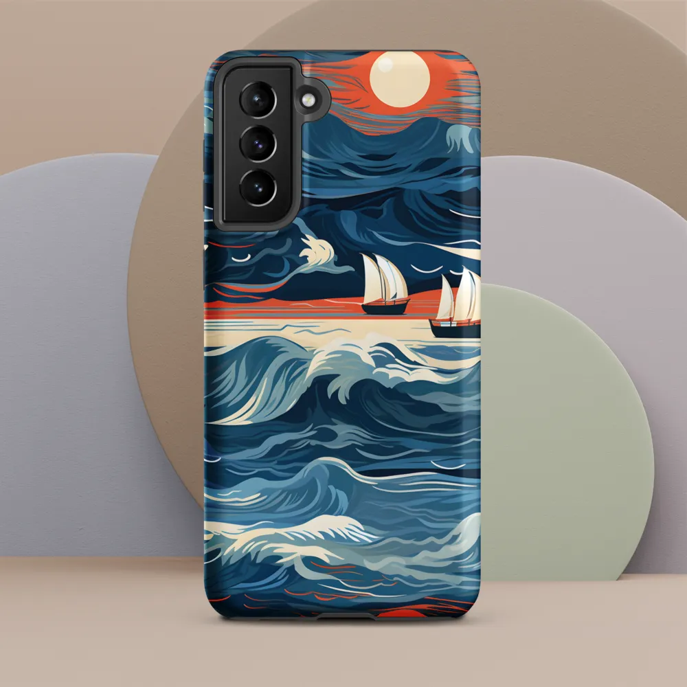 Ocean Whispers: A Voyage at Dusk