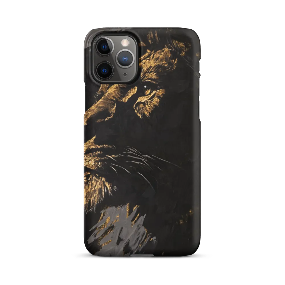 Majestic Gaze: The Golden Lion
