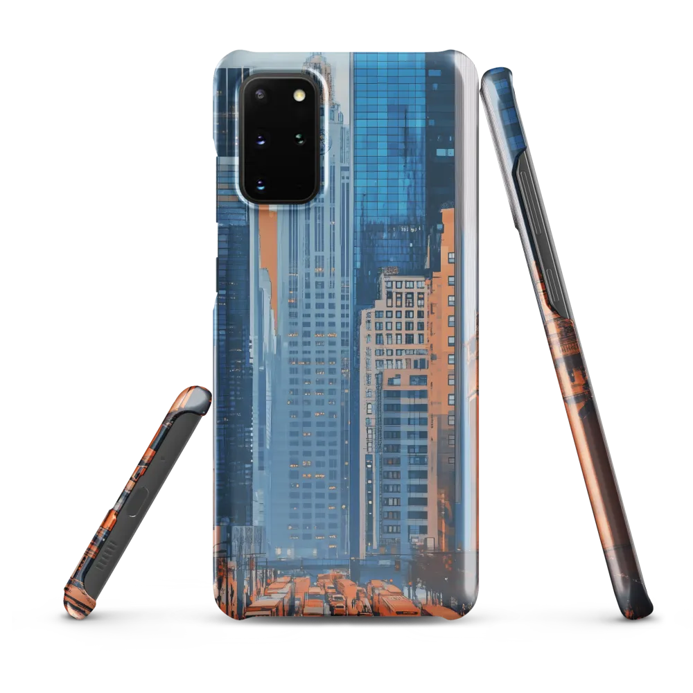 Urban Symphony in Blue and Orange