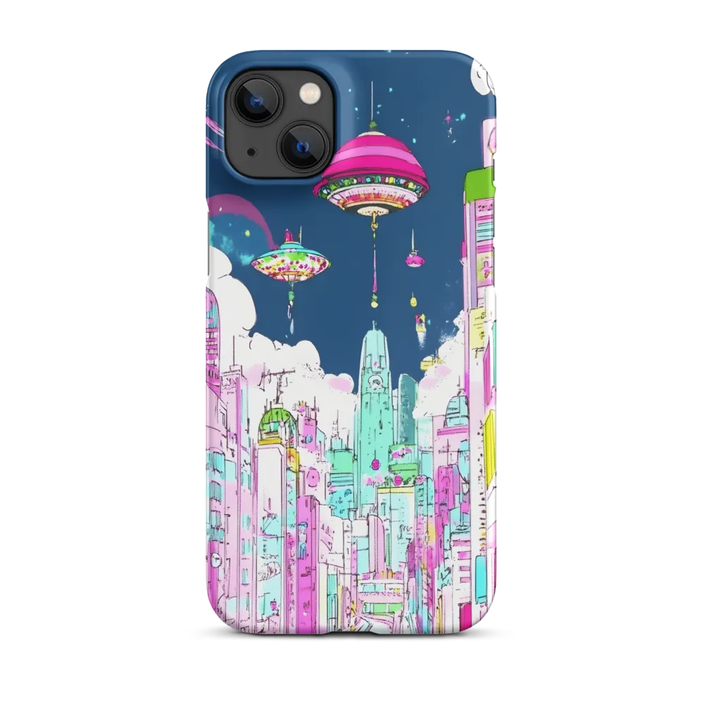 Futuristic Cityscape with Floating Structures