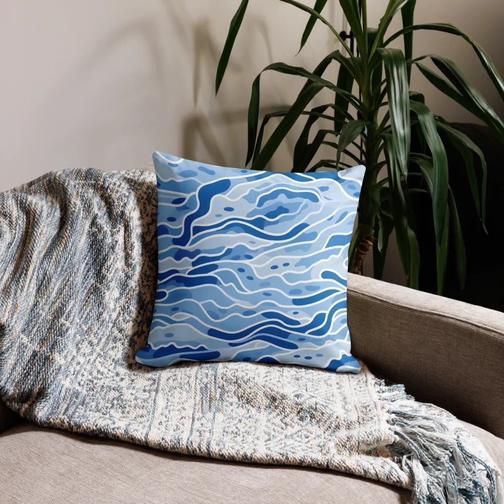 Fluid Harmony | Pillow | 18″×18″