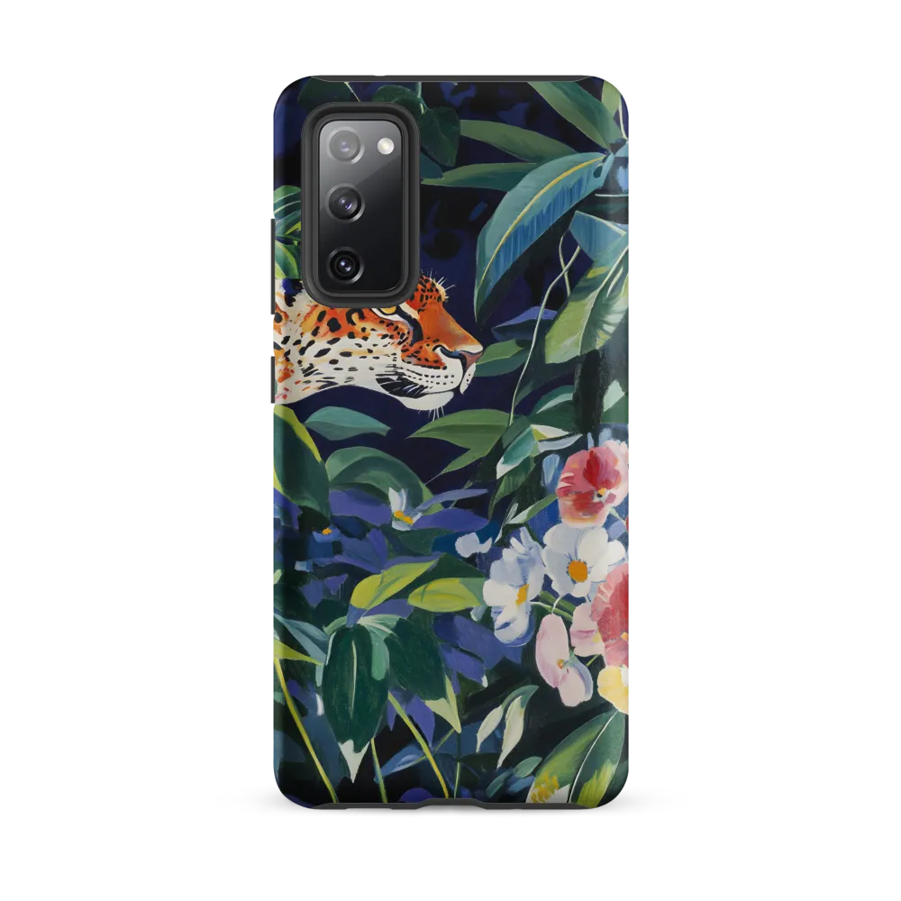 Hidden Majesty: The Jaguar Amongst Tropical Splendor | Phone Case |  S20 FE | Tough Case | Matte