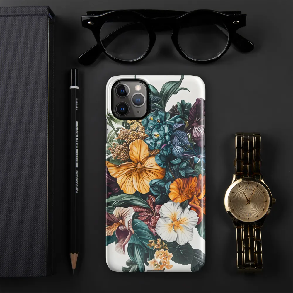 Floral Symphony | Phone Case |  11 Pro Max | Snap Case | Glossy