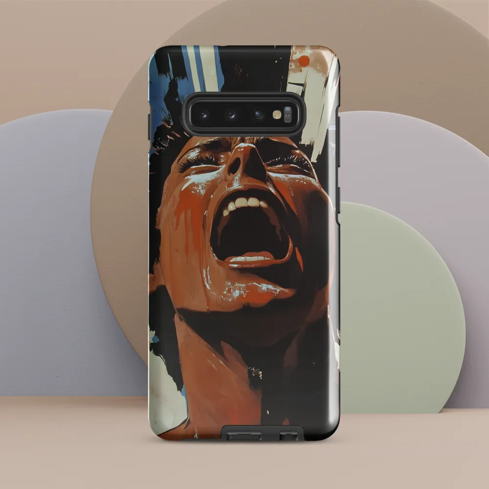 Raw Emotion: The Anguish Within | Phone Case |  S10 Plus | Tough Case | Glossy