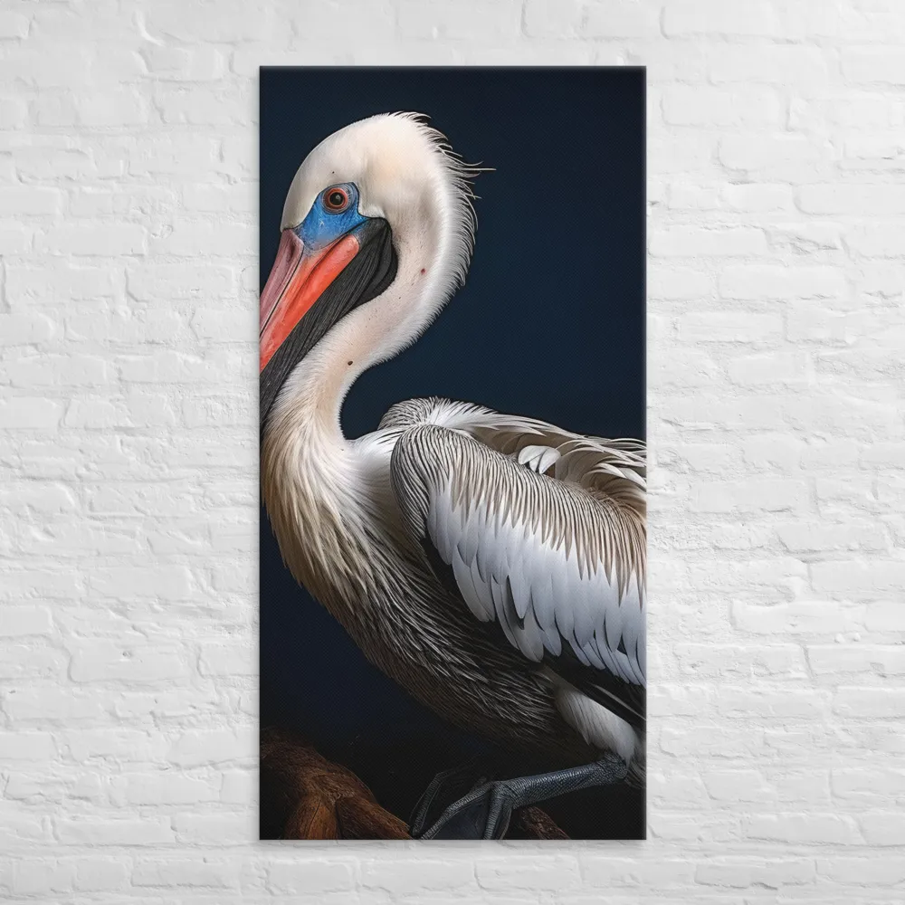 Majestic Pelican Portrait | Canvas | 30″×60″