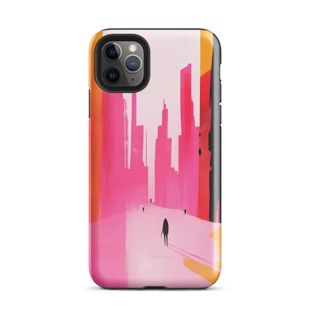 Urban Echoes in Pink | Phone Case |  11 Pro Max | Tough Case | Glossy