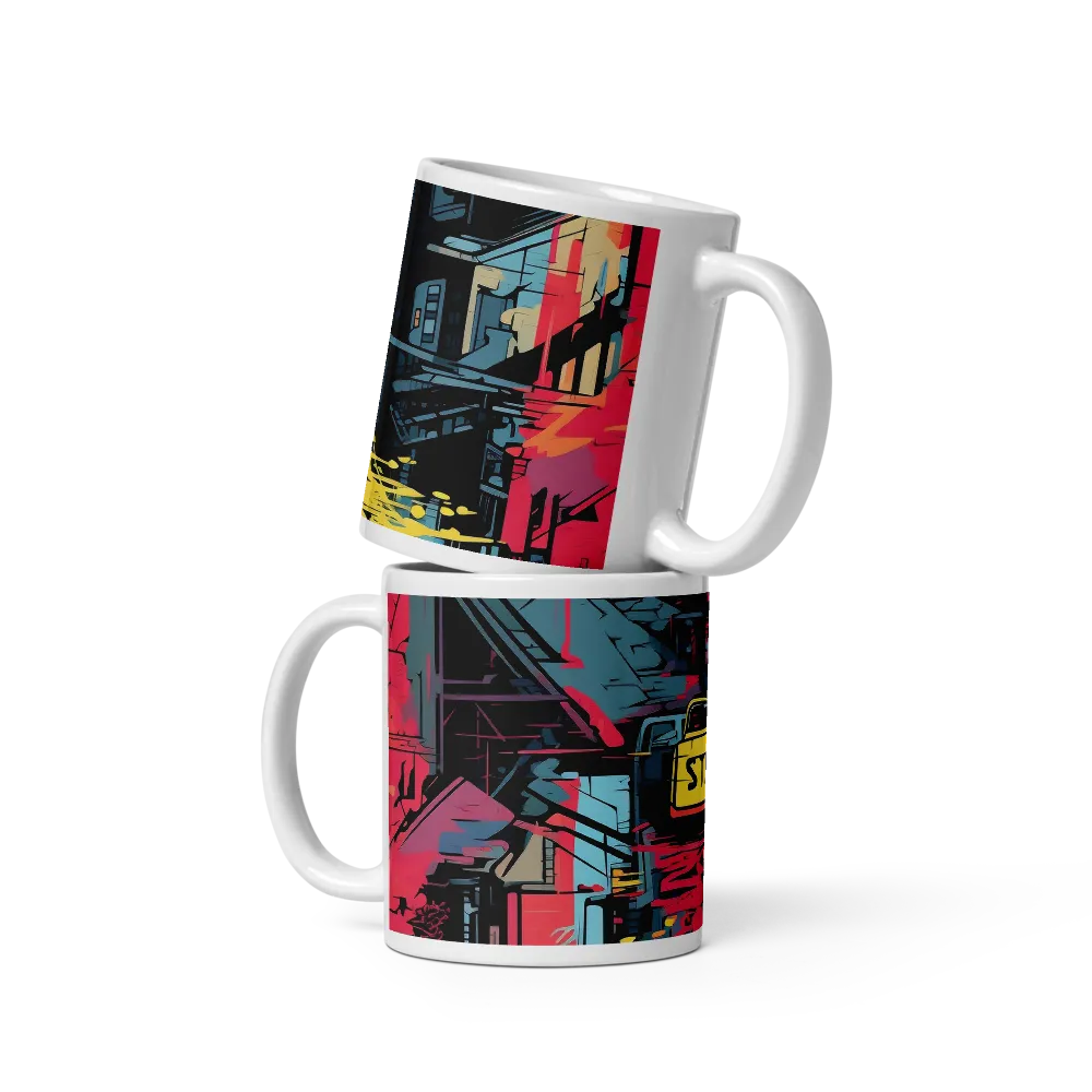 Citybeat: A Neon Dreamscape | Mugs | Multiple Sizes & Colors