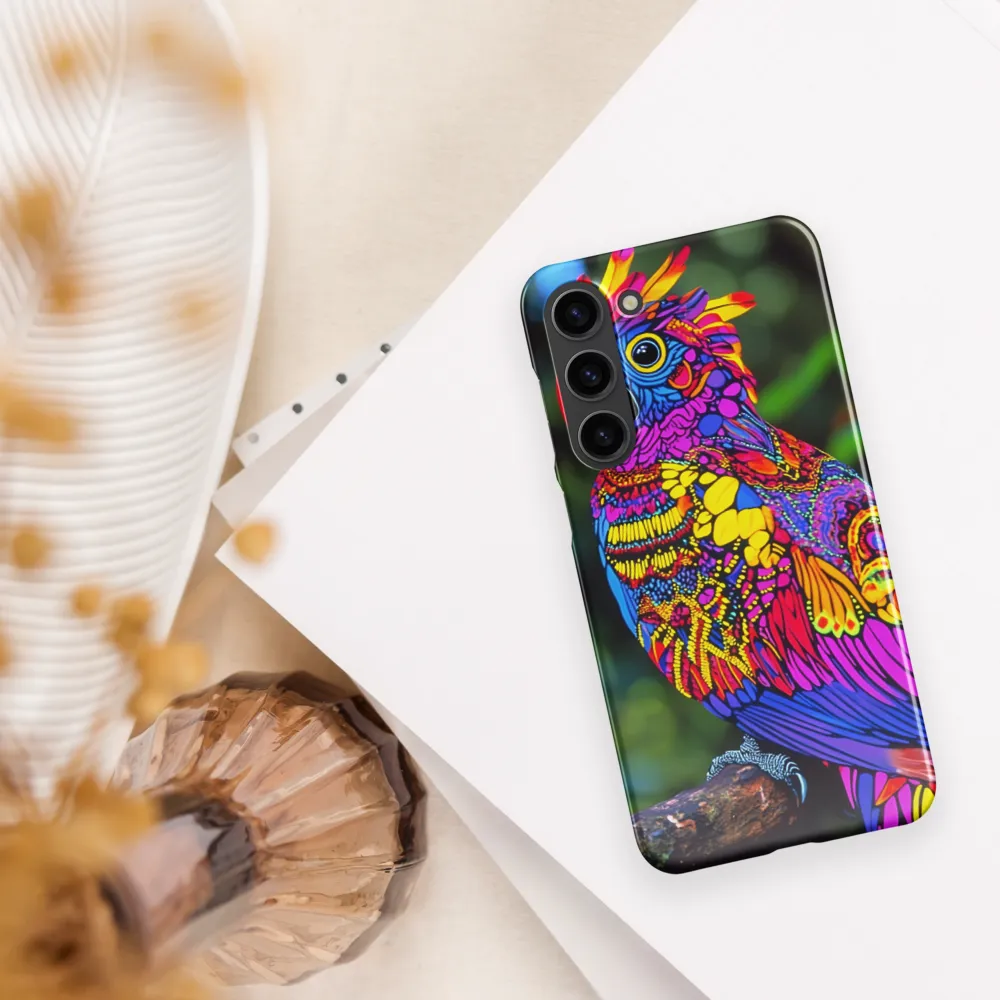 Vibrant Psychedelic Parrot