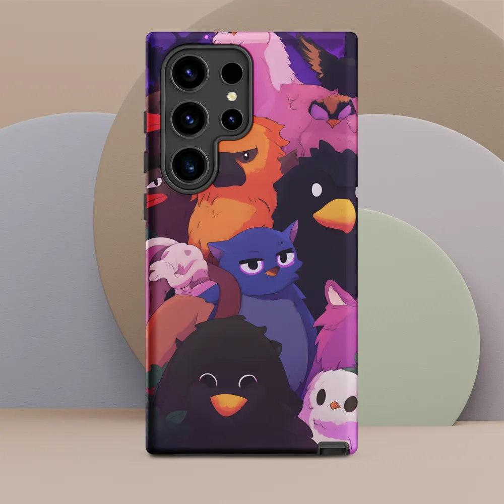Whimsical Avian Gathering