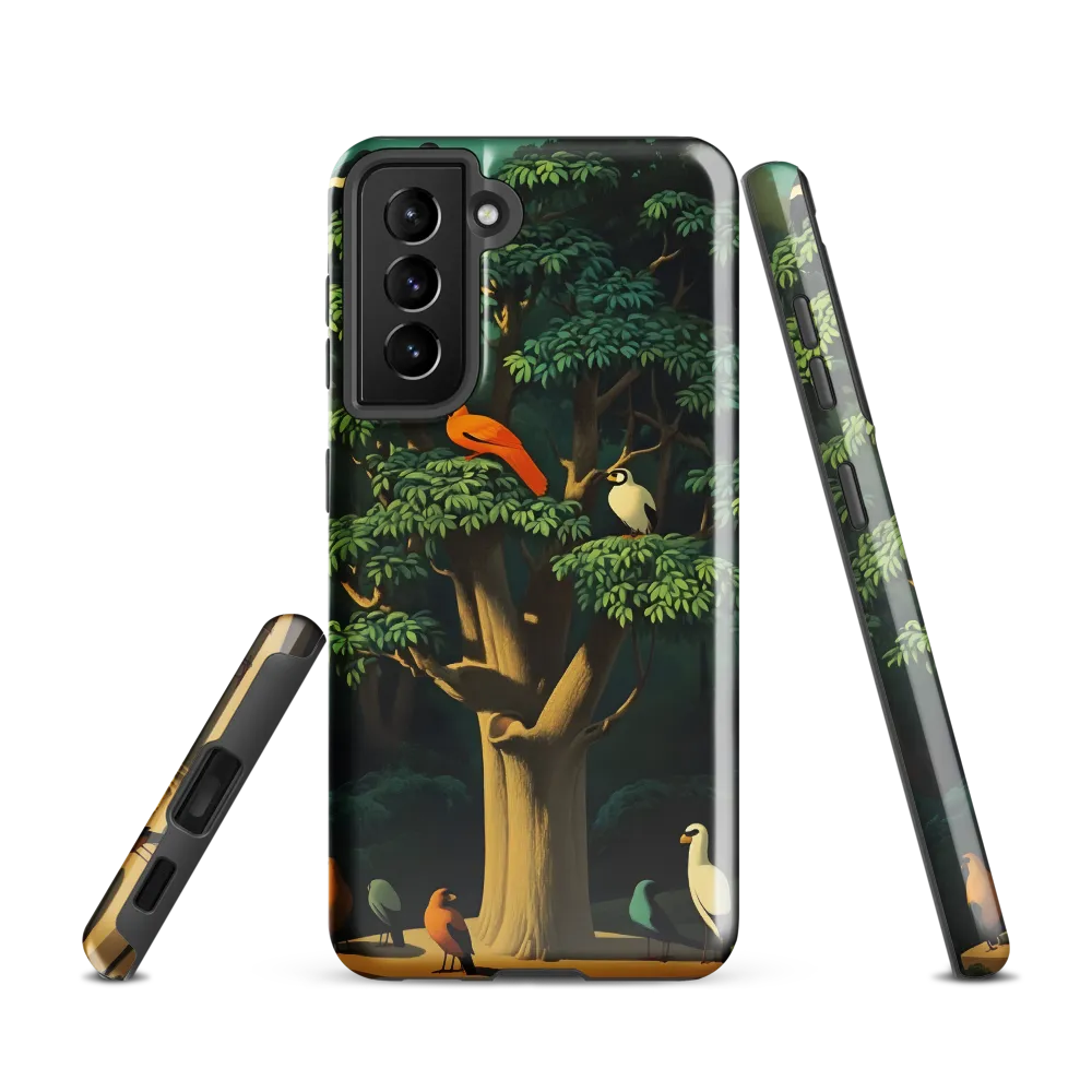 Harmony in Color: A Surreal Bird Symphony