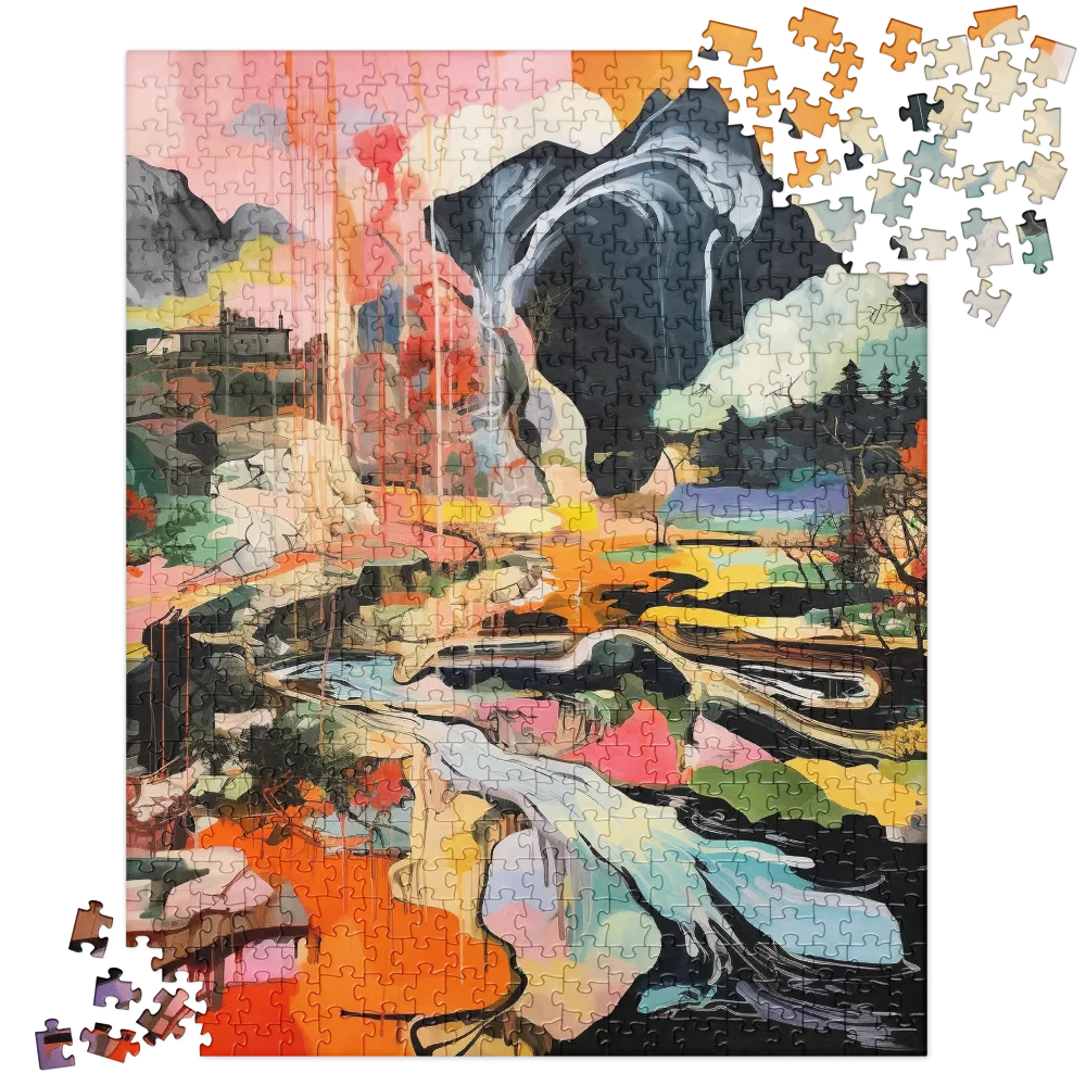 Ethereal Landscapes: A Symphony of Color | Jigsaw Puzzle | 520 pieces